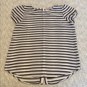Striped blouse with button details
